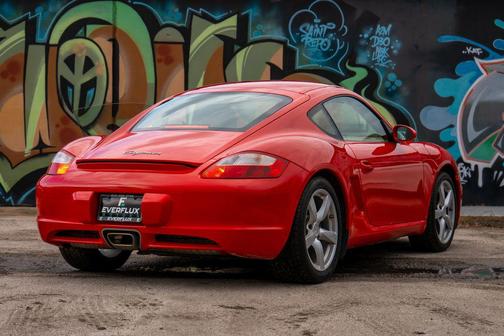 Red 2008 Porsche Cayman Coupe 2D