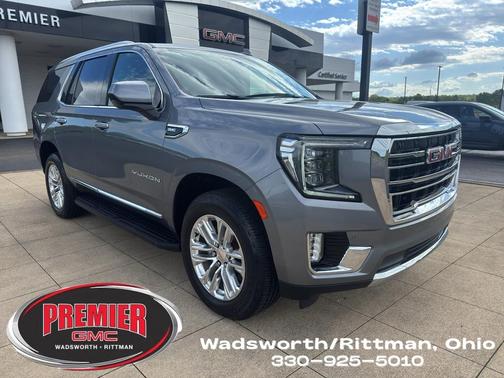 Satin Steel Metallic 2021 GMC Yukon SLT