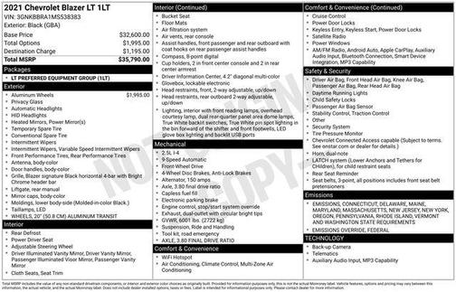 2021 Chevrolet Blazer 1LT