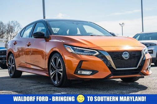 Orange 2023 Nissan Sentra SR