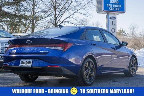 2021 Hyundai ELANTRA HEV Blue