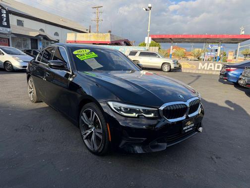 Jet Black 2021 BMW 330 330i Sedan 4D