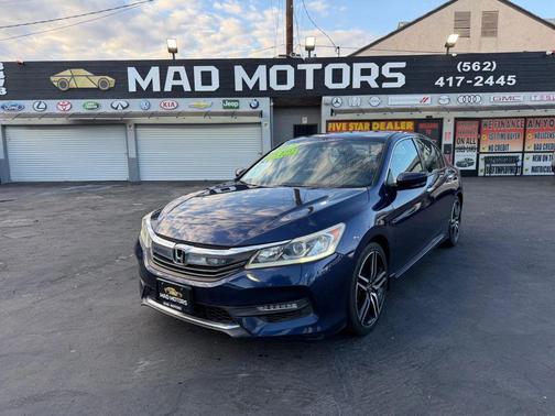 Obsidian Blue Pearl 2017 Honda Accord Sport