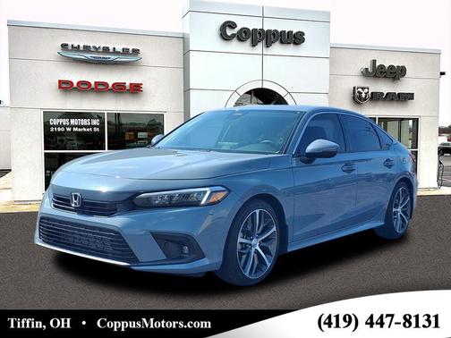 Sonic Gray Pearl 2023 Honda Civic Touring