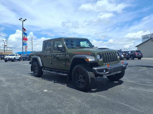 Sarge Green Clear Coat 2021 Jeep Gladiator Mojave 4x4