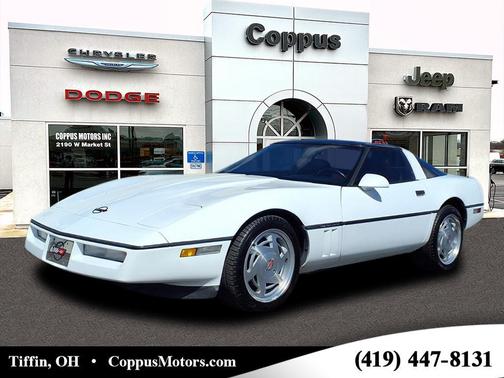 White 1990 Chevrolet Corvette Base