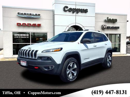 Bright White Clear Coat 2014 Jeep Cherokee Trailhawk
