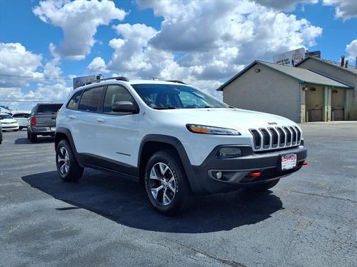 Bright White Clear Coat 2014 Jeep Cherokee Trailhawk