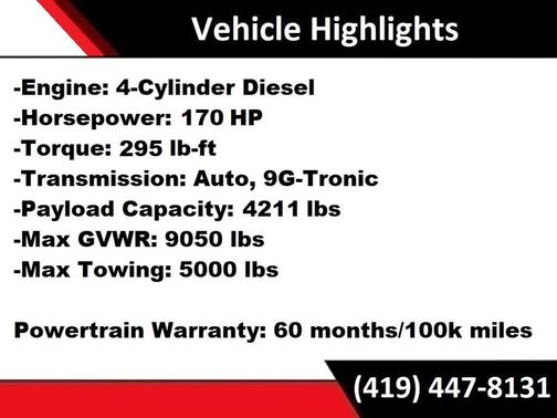 2025 Mercedes-Benz Sprinter 2500 Standard Roof