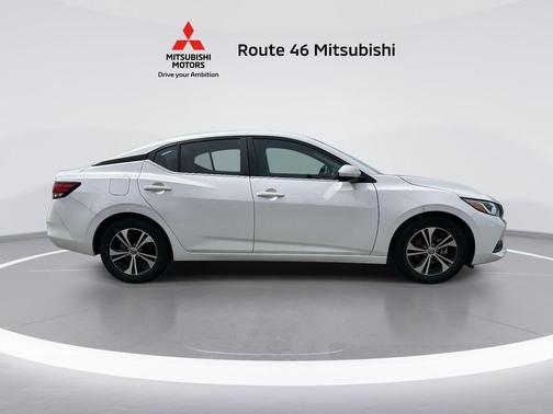 Aspen White Tricoat 2023 Nissan Sentra SV