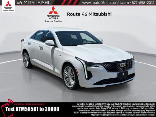 Summit White 2021 Cadillac CT4 Premium Luxury