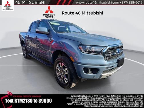 Azure Gray Metallic Tri-Coat 2023 Ford Ranger LARIAT