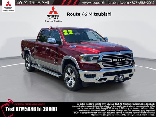 Delmonico Red Pearlcoat 2022 RAM 1500 Laramie