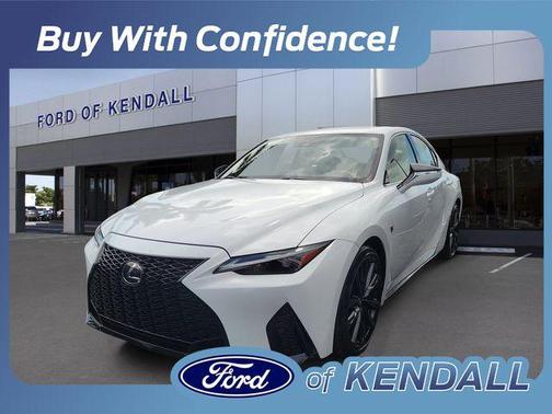 Eminent White Pearl 2025 Lexus IS 350 F SPORT Design