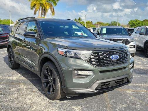 FORGED GREEN METALLIC 2023 Ford Explorer ST-Line