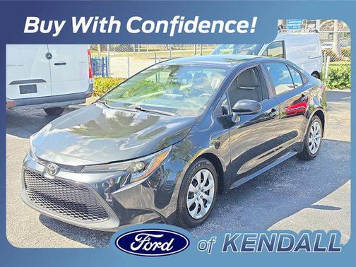 Black Sand Pearl 2020 Toyota Corolla LE