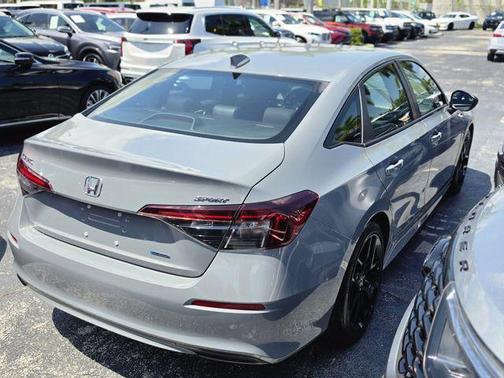 Urban Gray Pearl 2025 Honda Civic Hybrid Sport