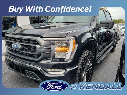AGATE BLACK METALLIC 2022 Ford F-150 XLT
