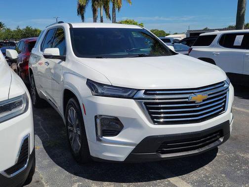 Summit White 2023 Chevrolet Traverse Premier