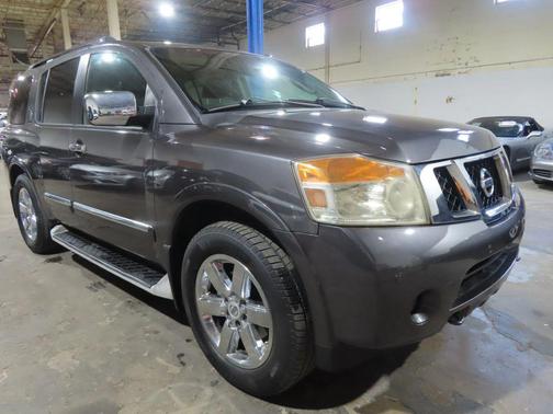 Gray 2011 Nissan Armada Platinum