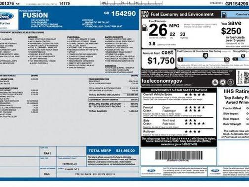 2016 Ford Fusion SE