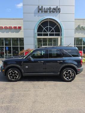 Alto Blue Metallic Tinted Clearcoat 2021 Ford Bronco Sport Big Bend