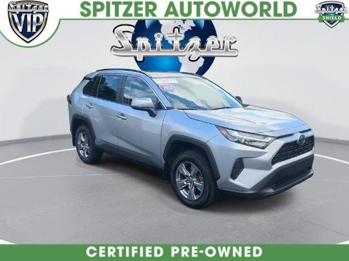Silver Sky Metallic 2024 Toyota RAV4 Hybrid XLE