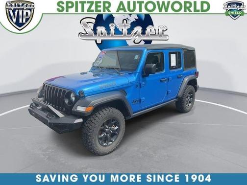 Hydro Blue Pearlcoat 2022 Jeep Wrangler Unlimited Sport