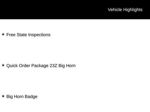 2020 RAM 1500 Big Horn