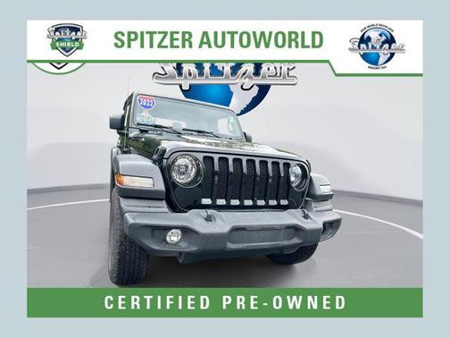 Black Clearcoat 2022 Jeep Wrangler Sport