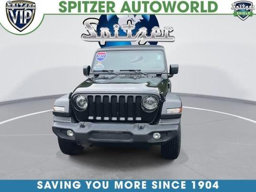 Black Clearcoat 2022 Jeep Wrangler Sport