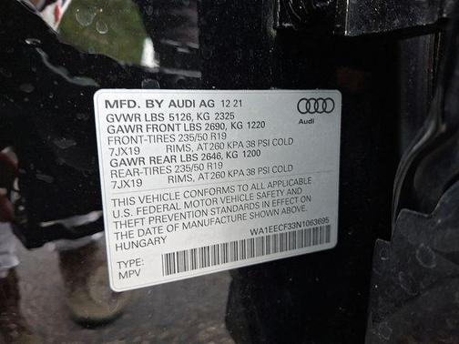 2022 Audi Q3 45 S line Premium