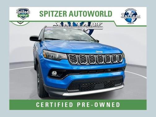 Hydro Blue Pearlcoat 2025 Jeep Compass Limited