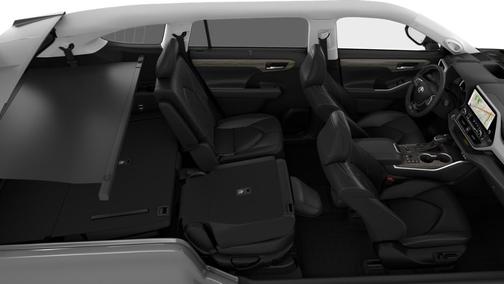 White 2026 Toyota Highlander Hybrid Platinum