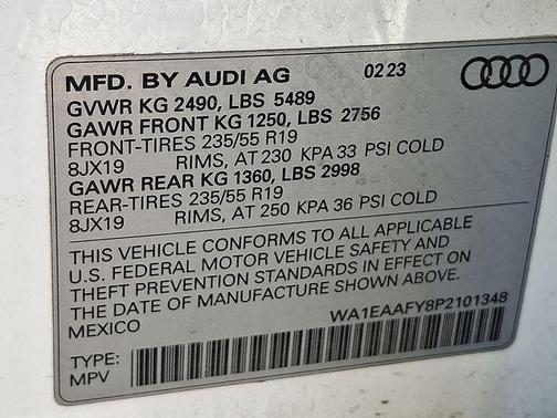 2023 Audi Q5 45 S line Premium Plus
