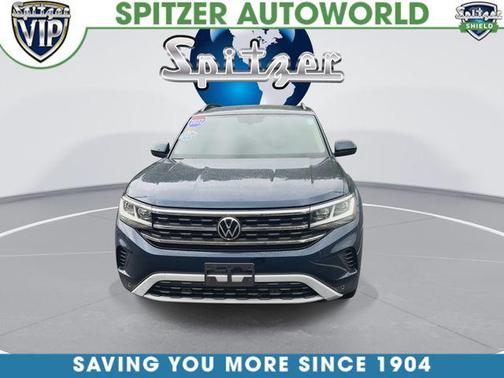 Tourmaline Blue Metallic 2022 Volkswagen Atlas 3.6L SE w/Technology