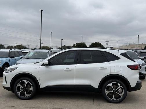 star white metallic tri-coat 2026 Ford Escape ST-Line Select