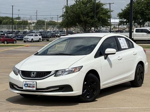 Taffeta White 2014 Honda Civic LX