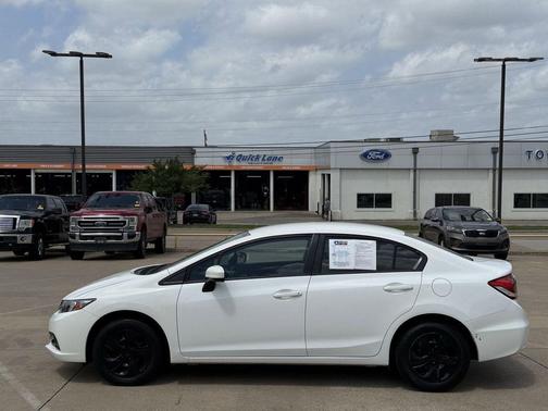 Taffeta White 2014 Honda Civic LX