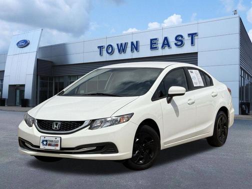 Taffeta White 2014 Honda Civic LX