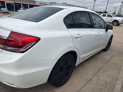 Taffeta White 2014 Honda Civic LX