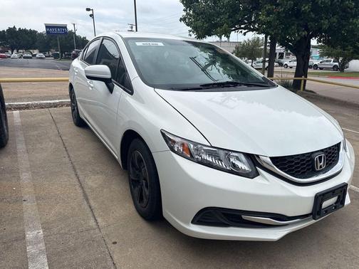 Taffeta White 2014 Honda Civic LX