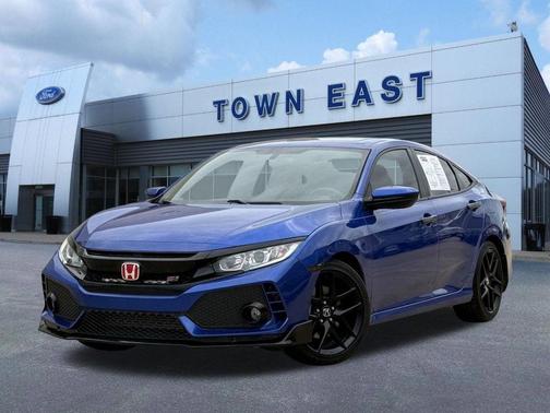 Aegean Blue Metallic 2018 Honda Civic Si