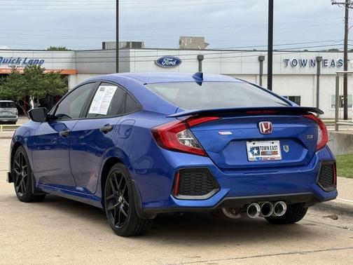 Aegean Blue Metallic 2018 Honda Civic Si