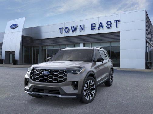 Carbonized Gray Metallic 2026 Ford Explorer Platinum