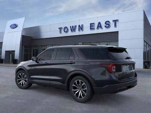 Agate Black Metallic 2026 Ford Explorer ST-Line