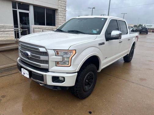 White Platinum Clearcoat Metallic 2015 Ford F-150 Platinum