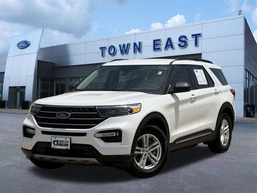 Star White Metallic Tri-Coat 2020 Ford Explorer XLT