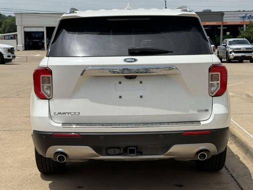 Star White Metallic Tri-Coat 2020 Ford Explorer Limited
