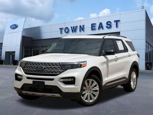Star White Metallic Tri-Coat 2020 Ford Explorer Limited